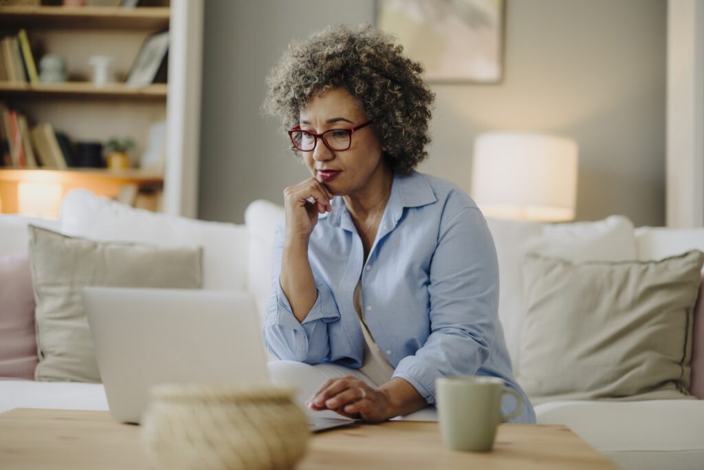 multigenerational workforce - lady working at home